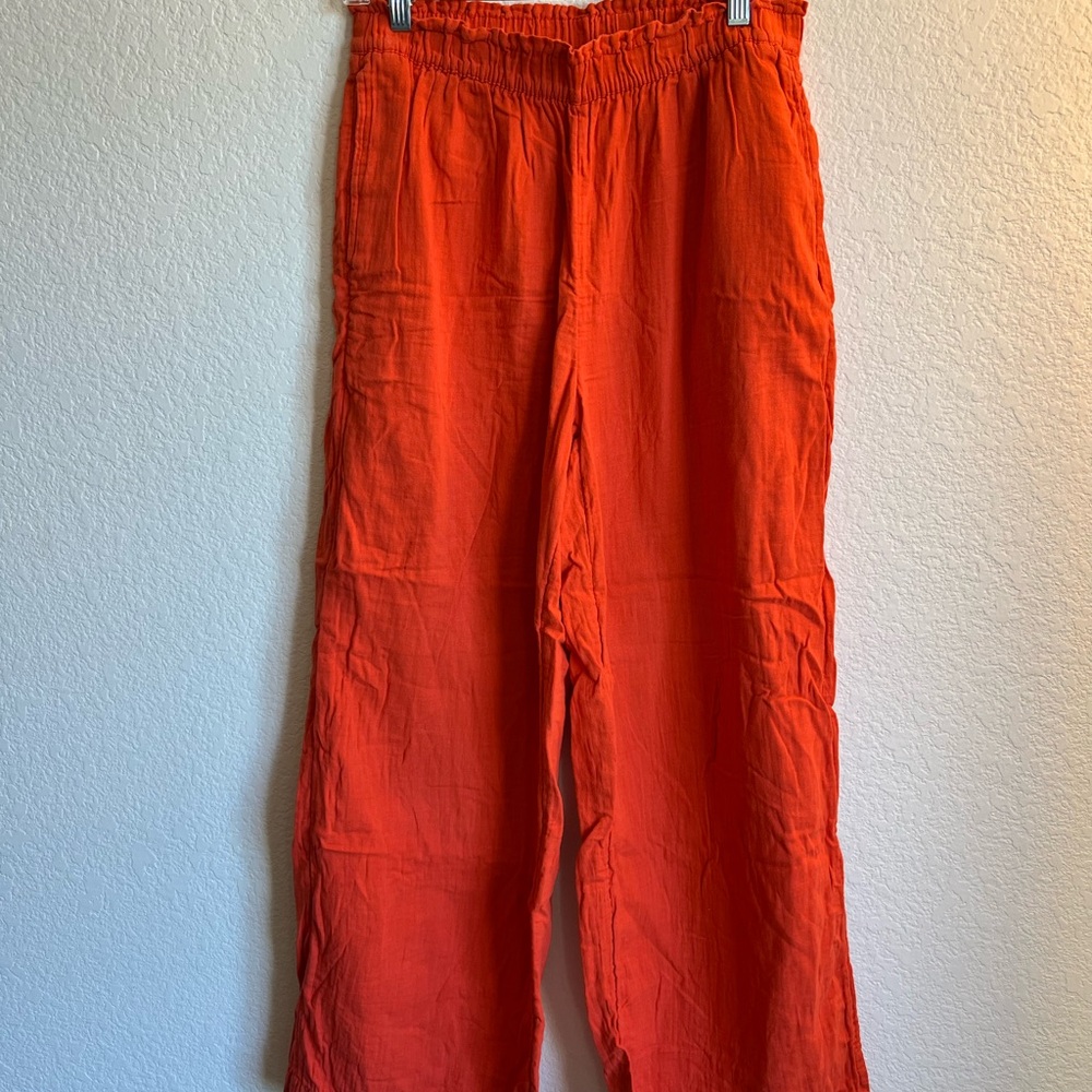 Old Navy Orange Wide-Leg Pants